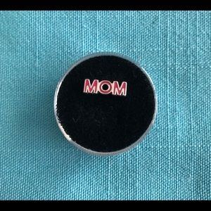 Origami Owl pink Mom charm